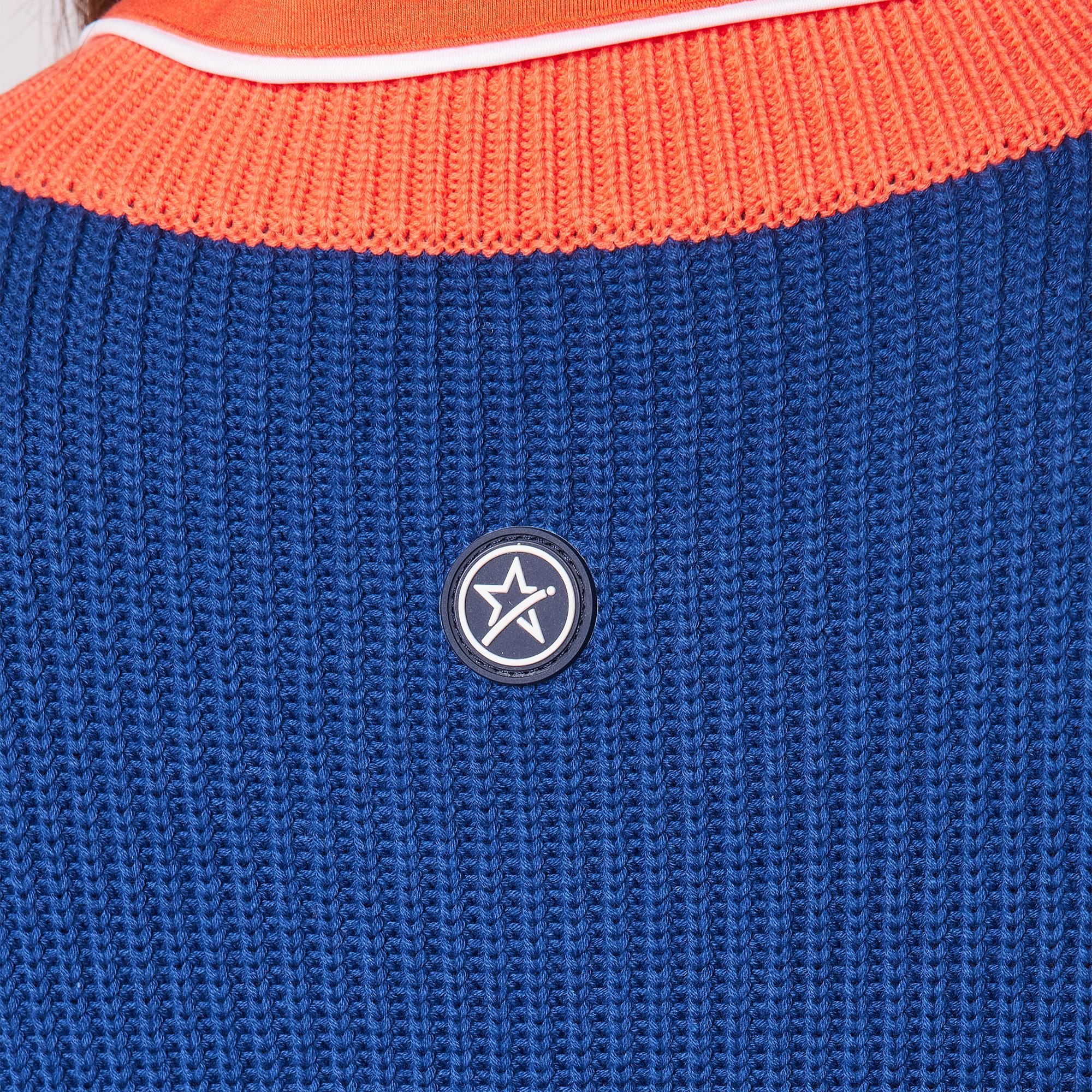 Swing Out Sister Dee Ladies Cotton Golf Slipover Coral/Navy